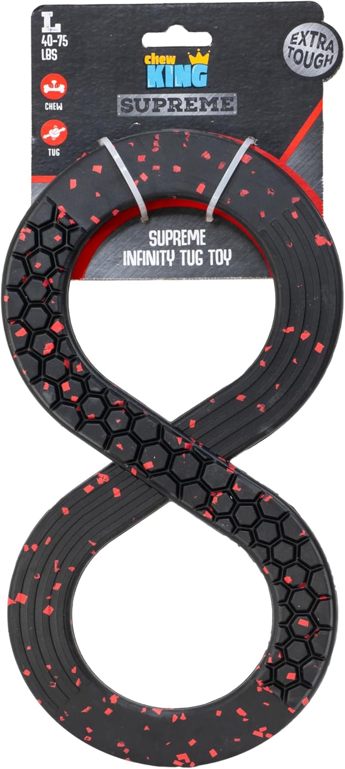 Chew King by Mammoth Supreme Dog Toy Collection, Medium Supreme Infinity Tug