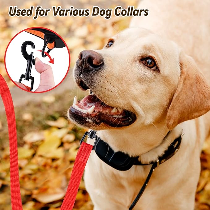 lynxking Dog Training Leash Long Obedience Recall Agility Leash 15ft 30ft 50ft Tracking Lead Perfect for Training Play Camping and Backyard