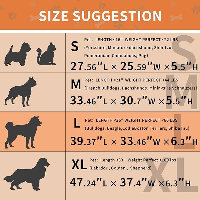 HAOMAIJIA Dog Couch Bed for Large Dogs, Non Slip Pet Couch Covers for Sofa Thick Soft Washable Dog Couch Cover Protector All Seasons Universal Dogs and Cats Bed Mat (Off White, Large)