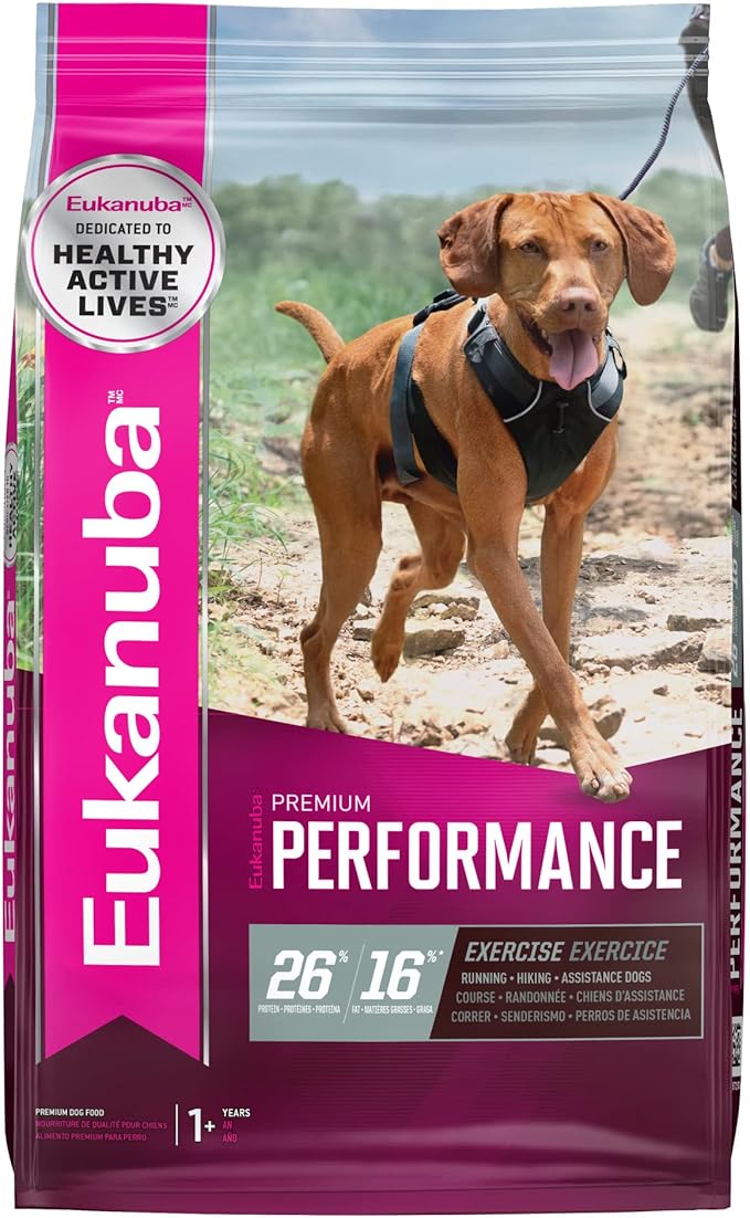 EUKANUBA™ Premium Performance 26/16 Exercise Dry Dog Food, 40 lb
