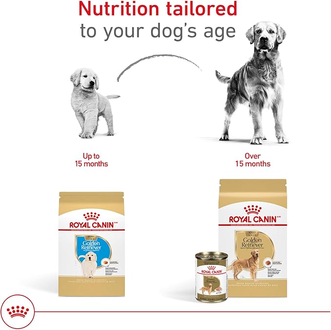 Royal Canin Golden Retriever Adult Dry Dog Food, 17 lb Bag