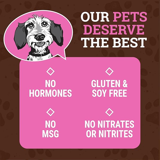 etta says! Yumm Sticks - Real Meat Pork Dog Jerky Treats - Human Grade - Made in The USA (12 Count Pack of 1)