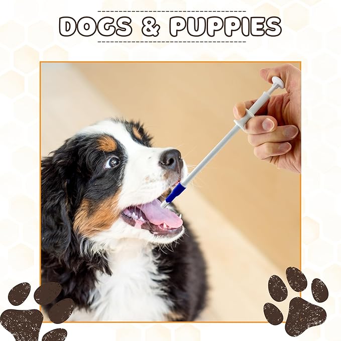 Pill Shooter for Dogs and Cats (12-PACK) – Soft Tip Pet Piller for Easy Medication Delivery | Pill Gun Dispenser Tool for Small or Large Pets | Upgraded H- Bar Design Reusable Syringe Device – Blue