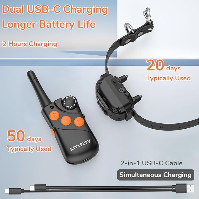 Professional Dog Training Collar Without Delay- K9 Dog Shock Collar, E Collar for Training Large Medium Small Dogs with 4 Training Modes, 1500FT Range Waterproof and Rechargeable (Black)