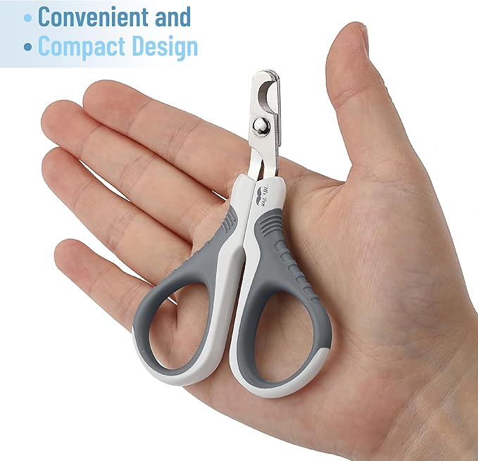Mr. Pen Cat Nail Trimmer - White & Gray, Cat & Dog Nail Clipper, Kitten & Small Dog Claw Trimmer