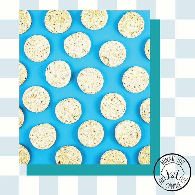 Winnie Lou Organic Healthy Dog Treats – All Natural Crunchy Dog Biscuits Made in USA with Organic Ingredients from Colorado Farms – for Small, Medium, Large Dogs - Zucchini Squash (Pack of 2)