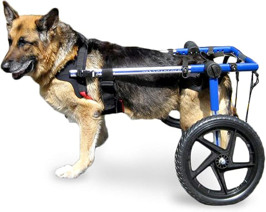 Walkin' Wheels Dog Wheelchair - for Large Dogs 70-180 Pounds - Veterinarian Approved - Dog Wheelchair for Back Legs