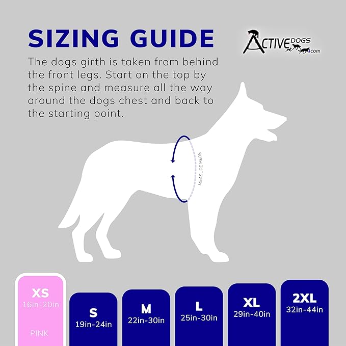 ActiveDogs Full Service Dog Kit - XS Pink - Service Dog Vest Harness with Handle, ID, ID Holder, Medical Alert Keychain, Leash & Patches