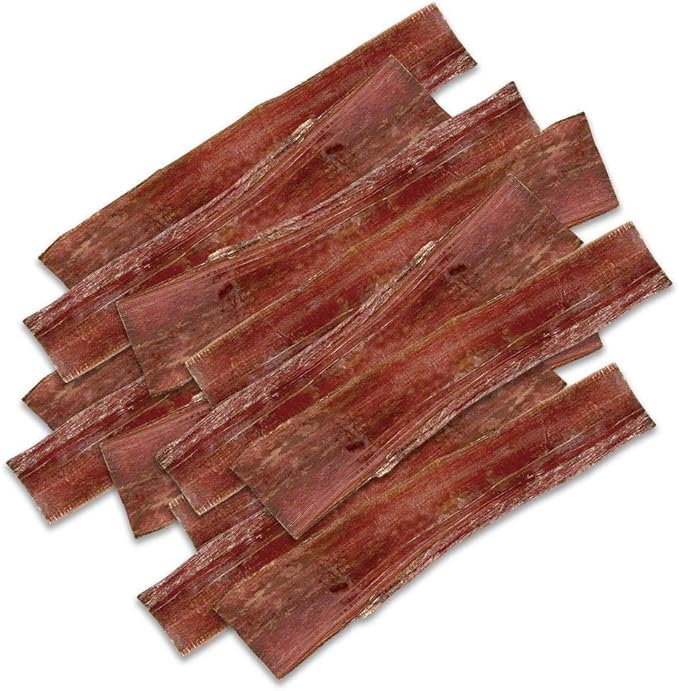 GigaBite Single Ingredient All Natural Free Range Bully Treats and Chews - Bully Sticks/Bladder Sticks/Beef Esophagus by Best Pet Supplies - Esophagus Strips (12 Inch), Pack of 10