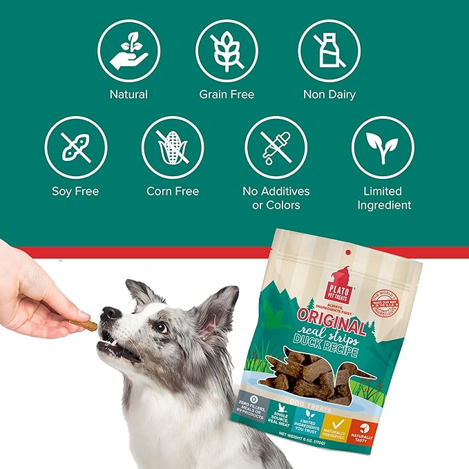 PLATO Original Real Strips Duck 6oz, brown