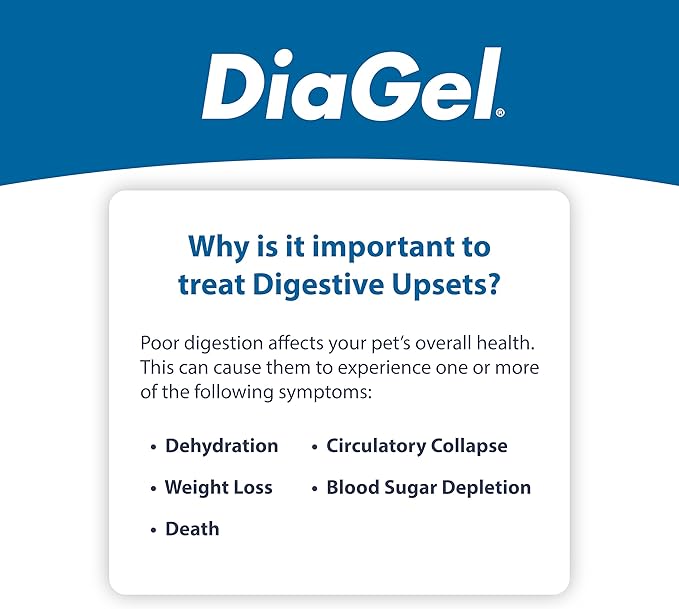 DiaGel for Kittens - Orally Administered Gel for Occasional Loose Stools and Digestive Upset - Natural Pet Products - Van Beek Natural Science