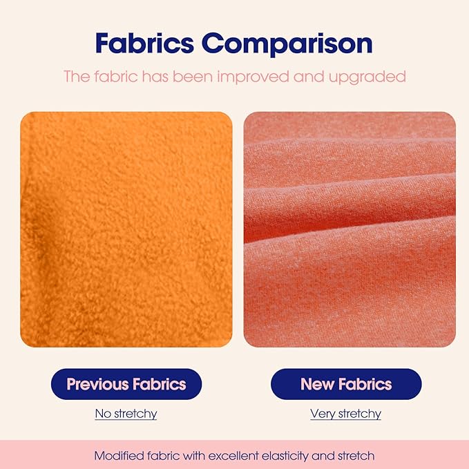 FUAMEY Dog Fleece Vest for Small Dogs,Warm Stretchy Dog Sweatshirts Pullover with Leash Hole Dogs Sweater Soft Pet Turtleneck Cozy Pet Vest Lightweight Sleeveless Orange S