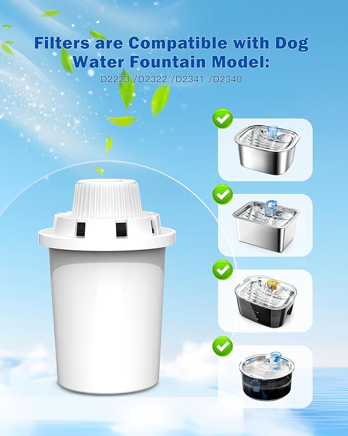 Dog Water Fountain for Large Dogs, tainless Steel 3Gallon Extra Big Pet Fountains, Drinking Bowls for Multi Pets,Dog Water Bowl Filter Automatic Dog Bowl Dispenser, Easy to Clean, Quiet Pump