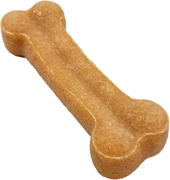 Himalayan Pet Supply Dog Chew Bone - Medium | Long Lasting, Stain Free, Protein Rich, Low Odor | 100% Natural, Healthy & Safe | No Lactose, Gluten, Soy or Grains | for Dogs 45 lbs and Under, Cheese