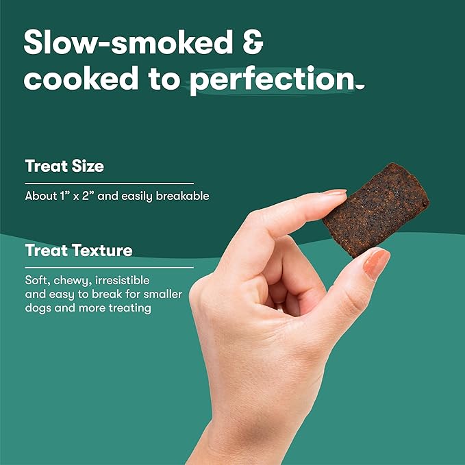 Jinx Beef Tenders Jerky Dog Treats – Soft & Chewy, All Natural Dog Jerky Treats with Grass-Fed Beef - Pet Products for All Dogs (Puppies, Adults & Seniors) - 5oz