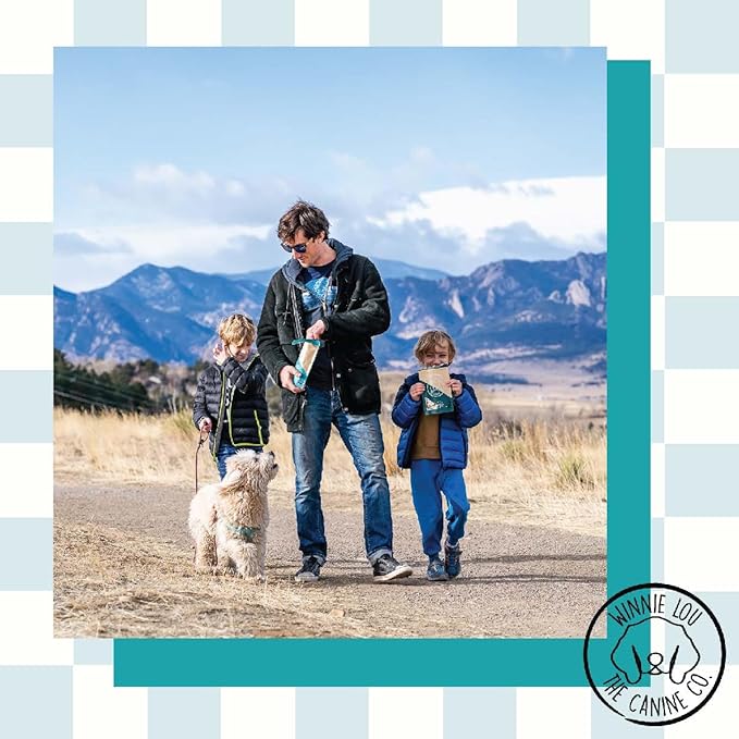 Winnie Lou Organic Healthy Dog Treats – All Natural Crunchy Dog Biscuits Made in USA with Organic Ingredients from Colorado Farms – for Small, Medium, Large Dogs - Zucchini Squash (Pack of 2)