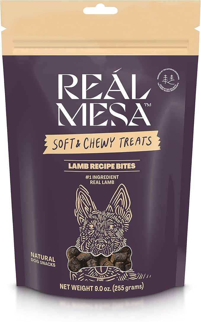 Soft & Chewy Lamb Recipe Dog Treats - Tasty Training Snacks for Small, Medium, and Large Dogs, Protein-Packed, Easy-to-Chew Lamb Dog Food Treats for All Breeds, Pet Treats, (9 oz)