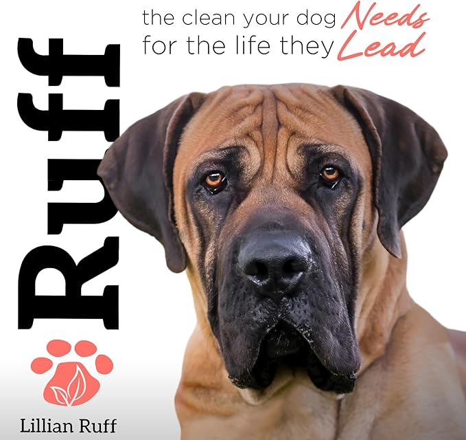 Ruff by Lillian Ruff No-Rinse Waterless Dog Shampoo Spray | Sandalwood Amber | Pet Deodorizer | for Cleaning, Conditioning, Detangling & Moisturizing Dogs & Cats | Safe for Puppies | USA Made