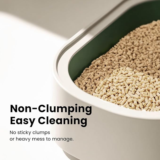 Gardner Pet Cat Litter Pellets, Natural Mineral Formula with Odor Control, Low Dust & Low Tracking, Non-Clumping Cat Litter, Lightweight & Safe,Works in Double-Layer Litter Boxes (3.5LBS*2)