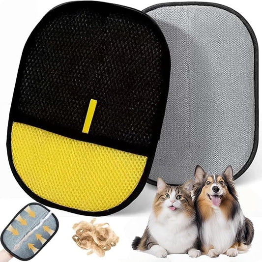 2025 Newly Cats & Dogs Electrostatic Pet Hair Remover Glove for Clothing, Couch, Carpet, Furniture,Car Seat Great Alternative to Pet Lint Roller 1pack