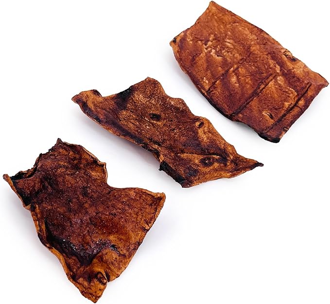 ValueBull USA Rawhide Chips, Natural Beef Flavor, 50 Count - Natural & Safe, USA Beef Hide, Long Lasting, Chemical Free, No Artificial Flavors