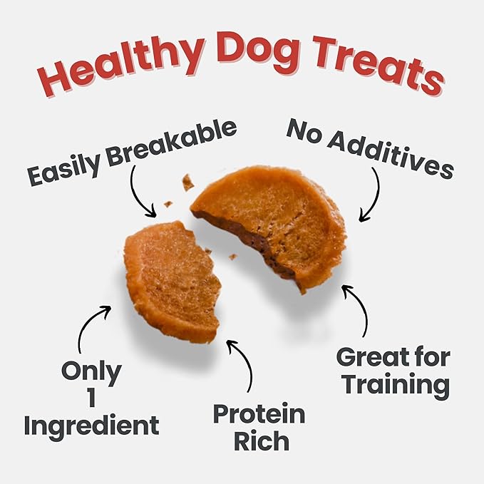 Farm To Pet - Puppy Training Treats Starter Pack Beef 4oz + 2 Chicken & 2 Turkey Snack Chips for Small Dogs - Value Pack Treats, 100% All Natural, Single Ingredient, Puppy Essentials Made in USA