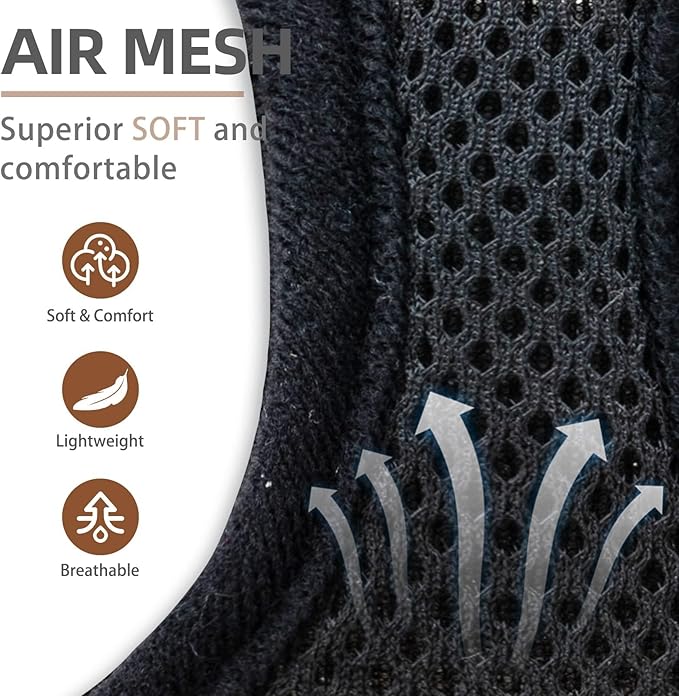 PUPTECK Adjustable Dog Harness Collar and Leash Set Step in No Pull Pet Harness for Small Medium Dogs Puppy and Cats Outdoor Walking Running, Soft Mesh Padded Reflective Vest Harnesses, Solid Black XL