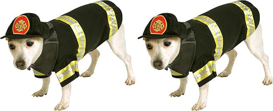 Rubie's Fire Fighter Pet Costume, X-Large (Pack of 2)