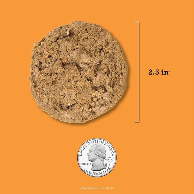 ACANA Grain-Free High Protein Freeze Dried Dog Food & Topper Free-Run Turkey Recipe Patties 14oz Bag