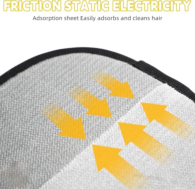 Pet Hair Remover Glove,Electrostatic Pet Hair Removal Gloves for Couch,Cat Grooming Gloves,Reusable Cat and Dog Hair Remover for Sofas,Furniture,Carpets,and Curtains (2 PCS)