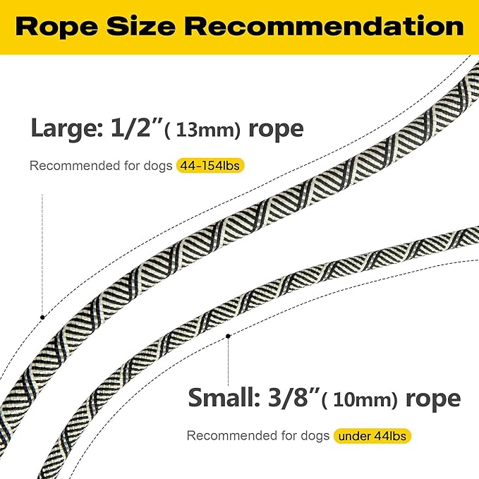 Fida Durable Slip Lead - 6 FT x 3/8" Heavy Duty Dog Loop Leash for Small Dogs and Puppies, No Pull Pet Training Leash with Highly Reflective Stitching (Grey)