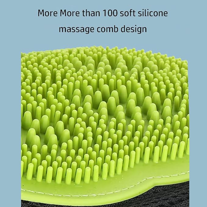 Pet Hair Remover Gloves Bath Brush Gentle Shedding Brushes,Pet Hair Remover Tool for Carpet, Curtain, Clothing, Couch, Car Seat (2PCS)