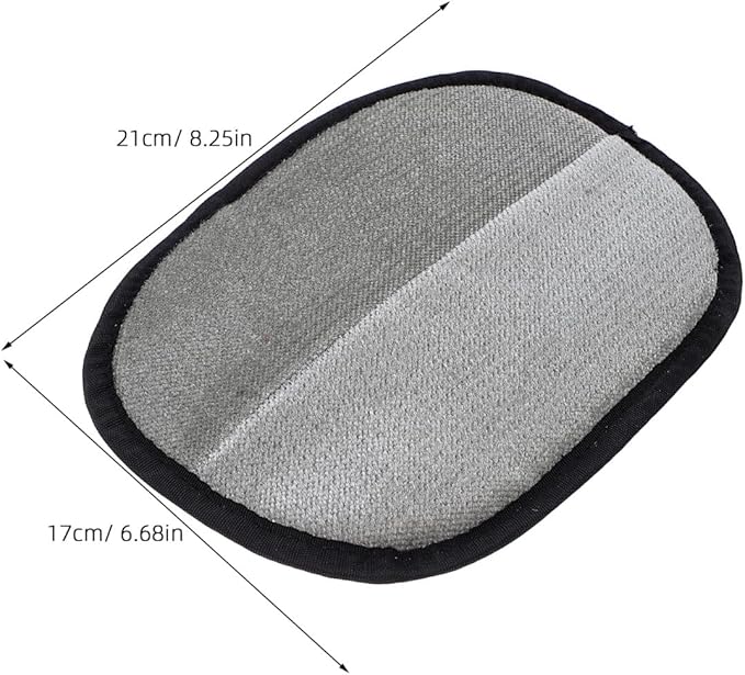 Veemoon Electrostatic Pet Hair Removal Glove, Wearable pet Hair Brush Glove Cat & Dog Grooming Tool - Washable Reusable - Suitable for Furniture Bed Sofa Clothes Carpet Car Seat (6.68 * 8.25 ")