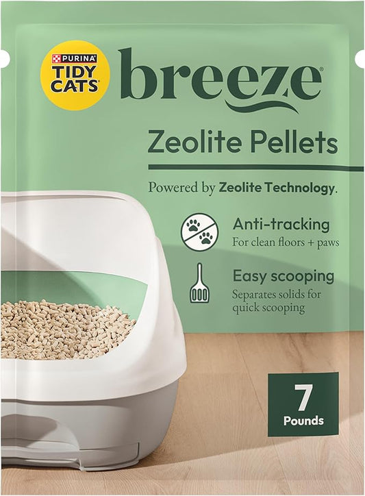Purina Tidy Cats Litter Pellets, Breeze Refill Litter Pellets in Recyclable Box - (4) 7 lb. Bags