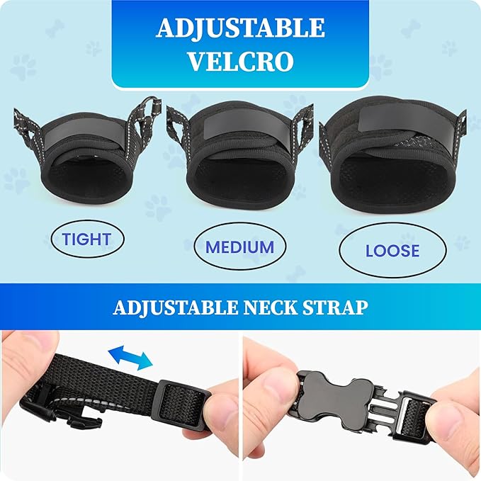 Dog Muzzle for Small Dogs - Soft Nylon Breathable Muzzle for Small Dog with Air Mesh | Adjustable Dogs Muzzles to Prevent Biting | Puppy Mussels for Grooming Barking Chewing Allows Panting Drinking