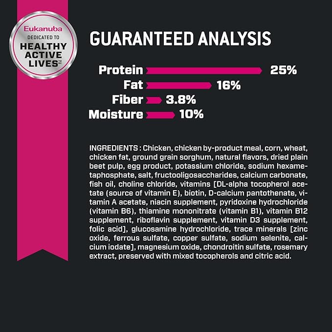 Eukanuba Adult Medium Breed Dry Dog Food, 4.5 lb Bag