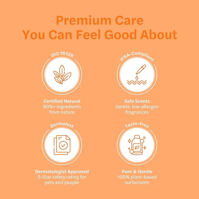 ODAC Overture Derma Serene Pet Shampoo, Gentle, Skin Friendly with Winter Cherry Root & Korean Patchouli, Rich Lather & Herbal Freshness, for Dogs & Cats, 10.14 fl oz Korea Beauty Pet Skincare