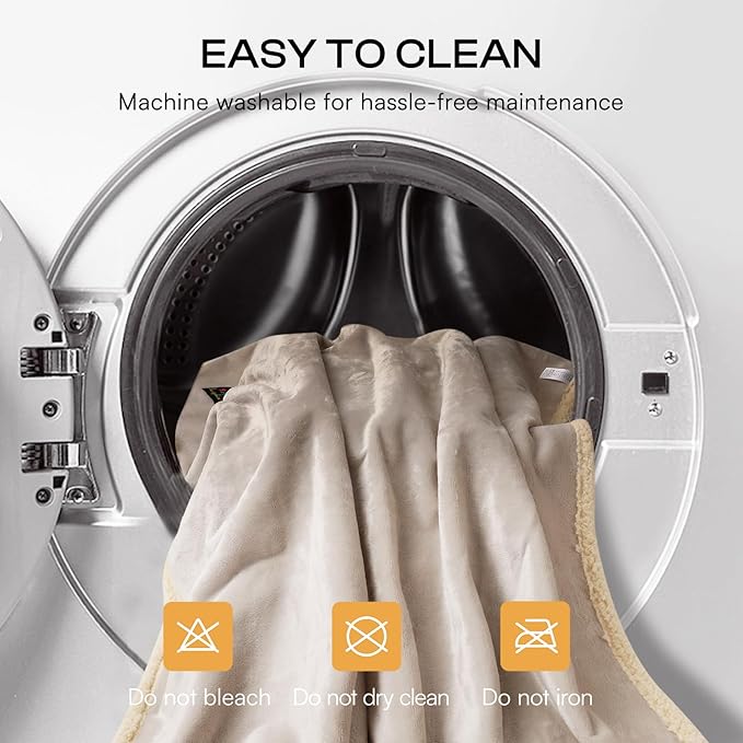 Luciphia Waterproof Pet Blanket, Liquid Pee Proof Dog Blanket for Sofa Bed Couch, Reversible Sherpa Fleece Furniture Protector Cover for Small Medium Large Dogs Cats, Dark White Queen Size（90" x 82"）