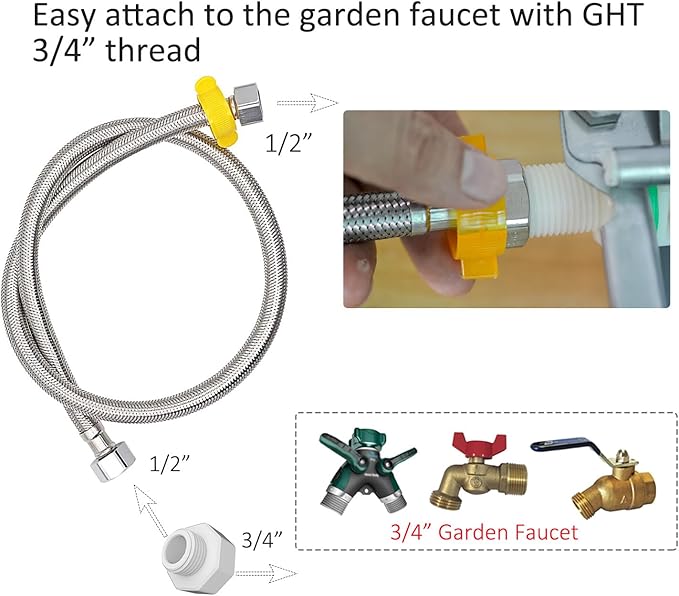 Automatic Dog Water Bowl Dispenser Large Size Pet Waterer Feeder Stainless-Steel Water Trough for Poultry and Small Livestock