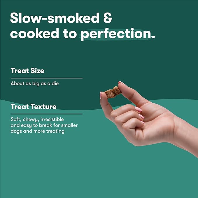 Jinx Beef Bites, Soft Jerky Dog Treats, Bite-Sized Snack, Low-Calorie and Packed with Flavor, Slow-Smoked Real Beef & Liver, No Fillers, 5oz (Pack of 2)