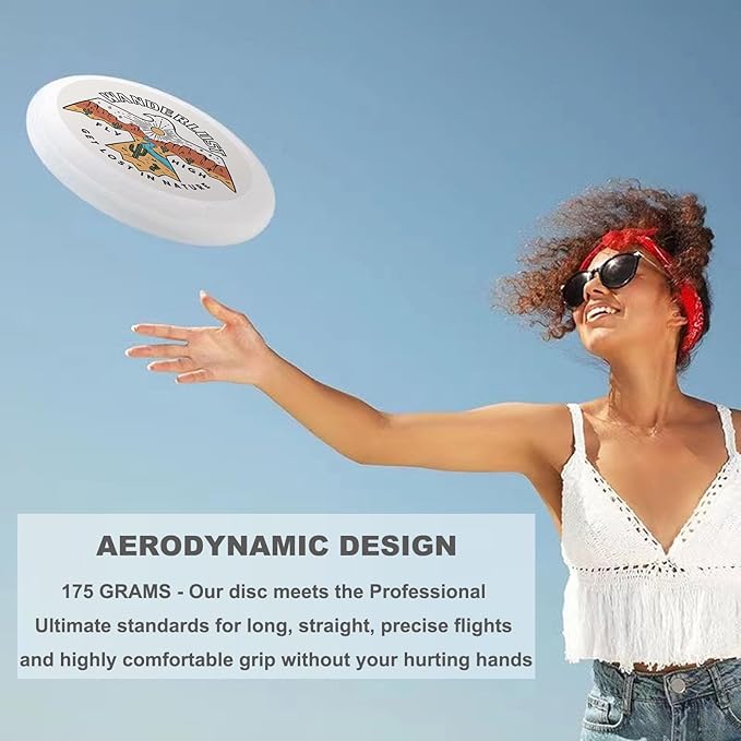 Phoenix Outdoor Flying Disc Fire Phoenix Black Ultimate Disc 175g for Boys Girls Men Women Birthday Christmas