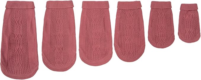 Stretchy Cat Sweater - 17 Colors & 6 Sizes | Snug Winter-Ready Knit for Boy/Girl Cats & Kittens(Maple Leaf Red, X-Large)