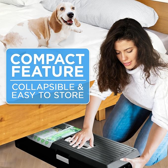 USA Pet Carrier & Crate 35" - Premium Collapsible Design for Medium Cats and Dogs - Portable Kennel for Indoor/Outdoor - 360° Ventilation & Hard Plastic Wall Protection (Gray Handle, Medium)