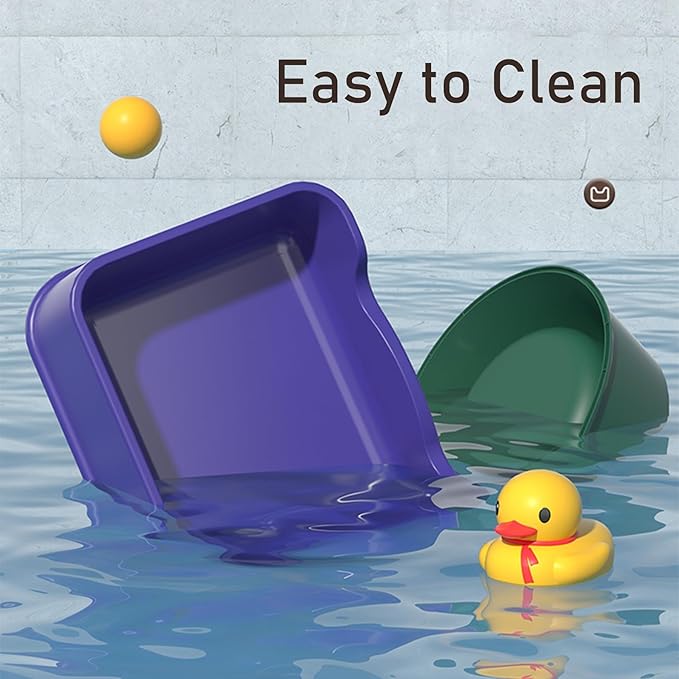 Plastic Cat Bed 100% Recycled Plastic - Cat Bed Durable Washable Breathable & Antislip Easy to Clean Great for Small -Orange