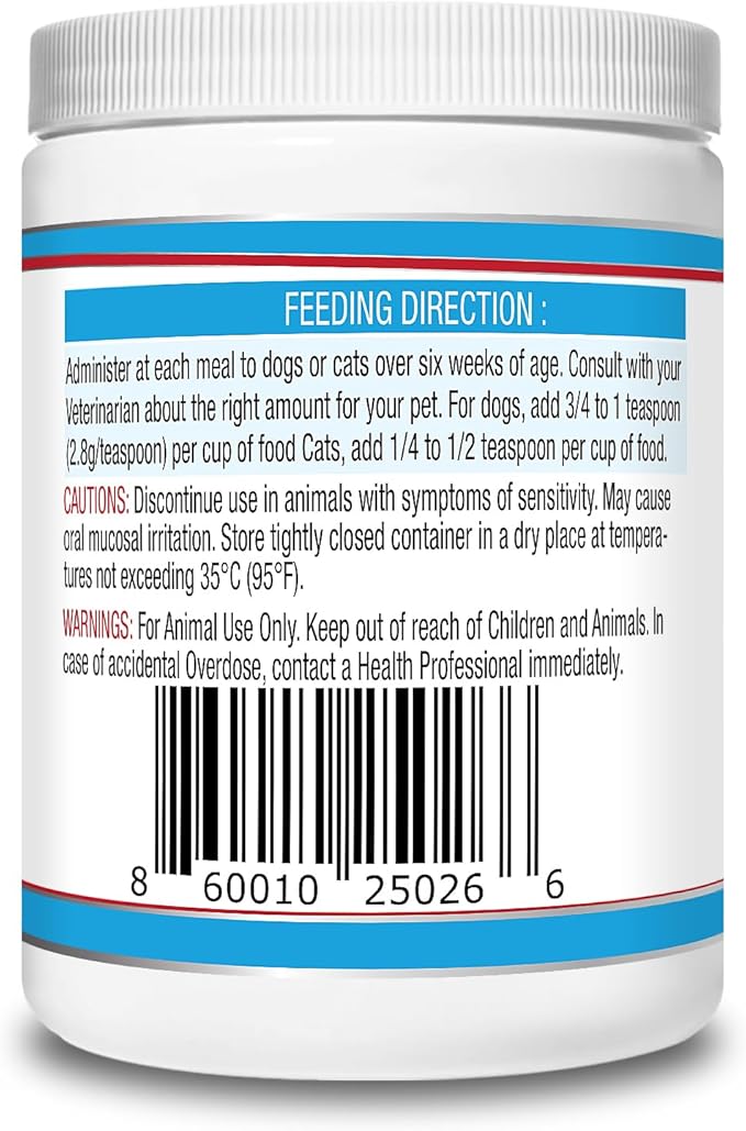 PancreaMax 10x Pancreatic Enzymes for Dogs and Cats (12 oz) Powder (Made in U.S.A). Pancreatin 10X for Dogs and Cats Contain Pancreatic Enzyme, High Strength, Low Odor.(10x Porcine Pancreatin)