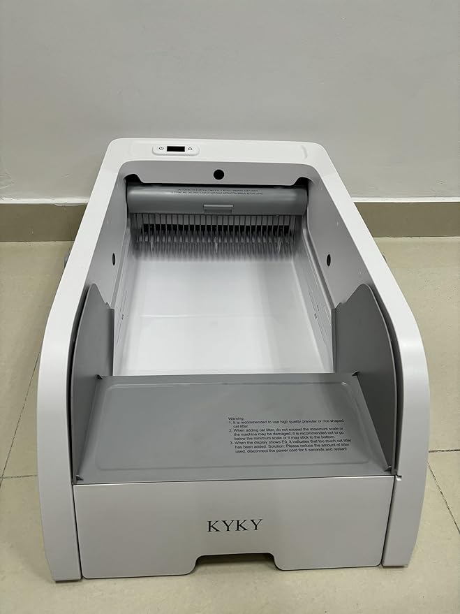 Self Cleaning Litter Box, Upgraded Automatic Cat Litter Box Self Cleaning with APP Control, Large Open Design for Single/Multiple Cats, Anti Pinch and Odorless