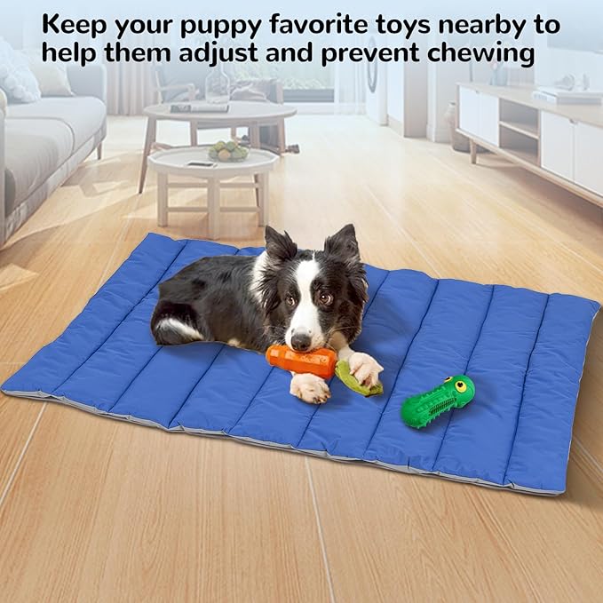 Heeyoo Outdoor Dog Bed, Waterproof Camping Dog Bed Mat, Machine Washable and Portable Travel Pet Pad Mat, Foldable Pet Beds for Small, Medium, and Large Dogs