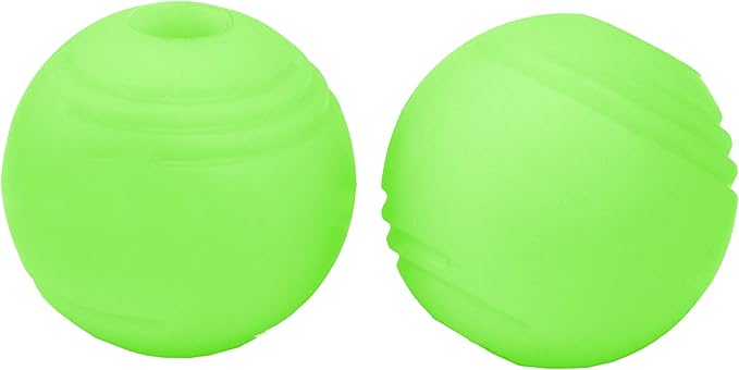 Chew King Glowing Fetch Ball, Dog Ball Toys, 3 Inch (Pack of 2), Fits Ball Launcher