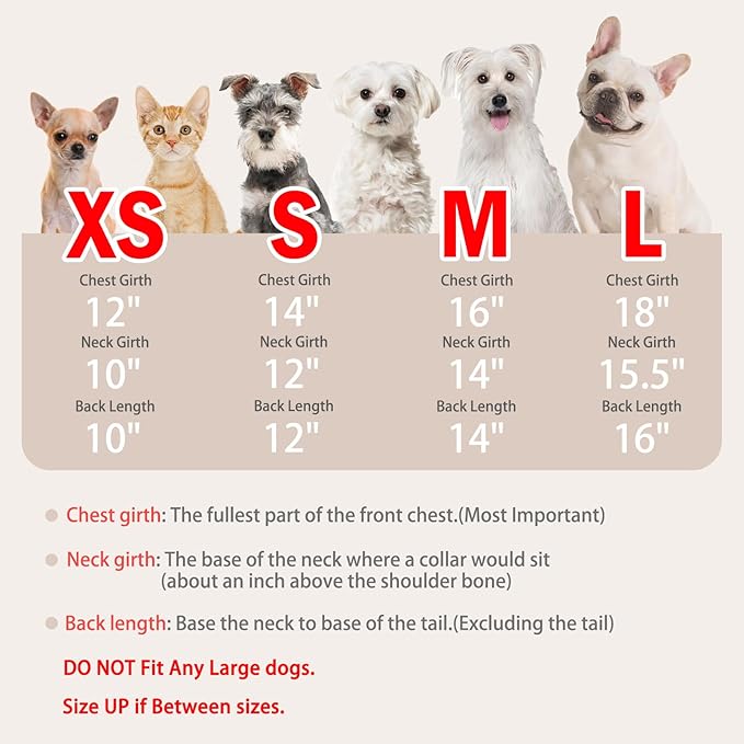 PUPTECK Plaid Dog Christmas Dress Cute Puppy Costume Outfit Small Dogs Clothes with Bowknot Skirt, Snow, M