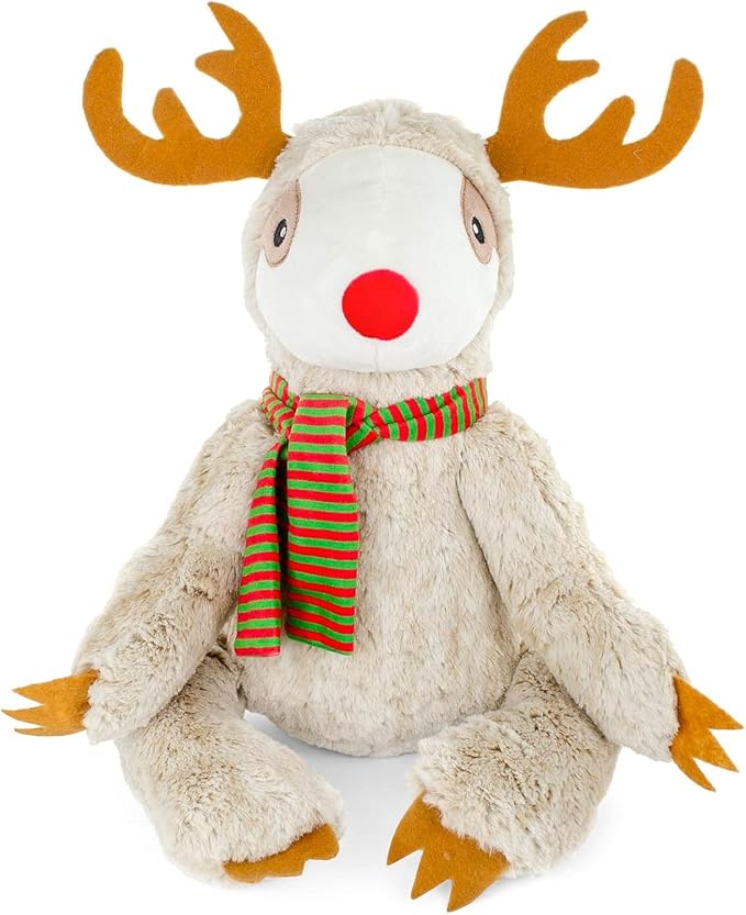 Giftable World 7" Holiday Sloth with Honker - 2 Pack